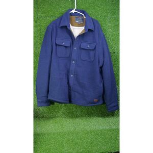 Jachs New York Navy Sherpa Lined Utility Shirt Jacket - Men's Size XL